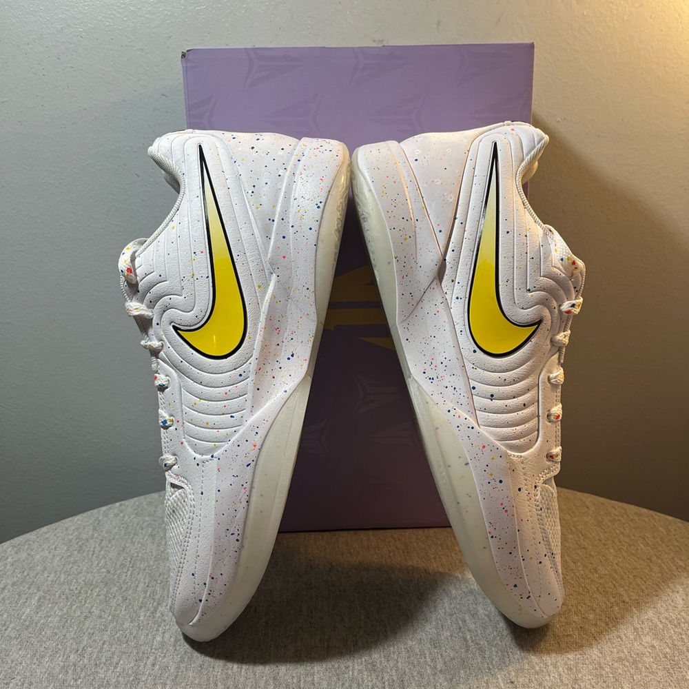 NIKE JA 2 PER White University Blue Basketball Men's Shoe Size 10.5 IF1606-100 - Picture 7 of 10